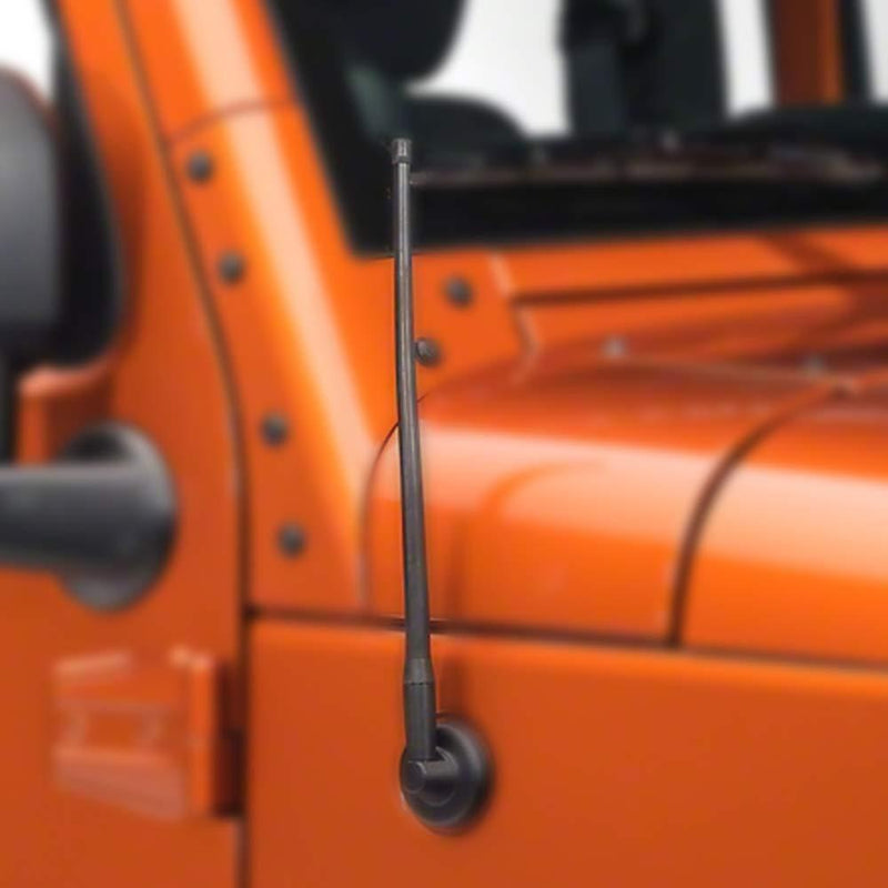 Liberty Radio Antenna 13-inch for 2007-2018 Jeep Wrangler JK JL Replaces# A1J-JEP17，5064351AB Flexible Rubber Antenna