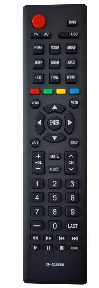 New EN-22655S EN22655S Remote Control Replacement for Sharp TVs LC32Q3070U LC-32Q3070U LC32Q3170U LC-32Q3170U LC40Q3070U LC-40Q3070U LC40Q3170U LC-40Q3170U LTDN50D36US LC50N3100U