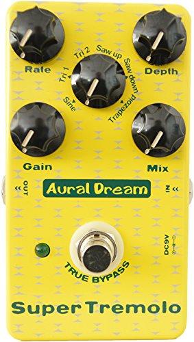 [AUSTRALIA] - Yanhuhu Aural Dream Super Tremolo digital Guitar Effects Pedal with 6 waves including rate,depth and gain control stompbox true bypass 