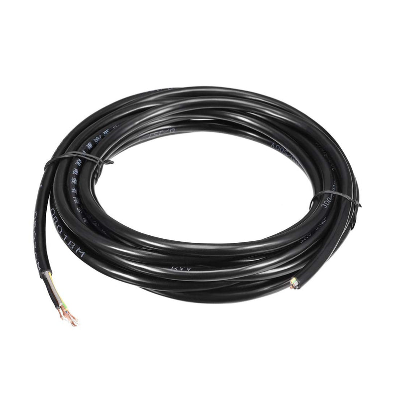 uxcell RVV Wire Cable Extension Cord Copper Wire Electric Conductor 5 Core 20 AWG 5M/16.4ft Length 16.4ft