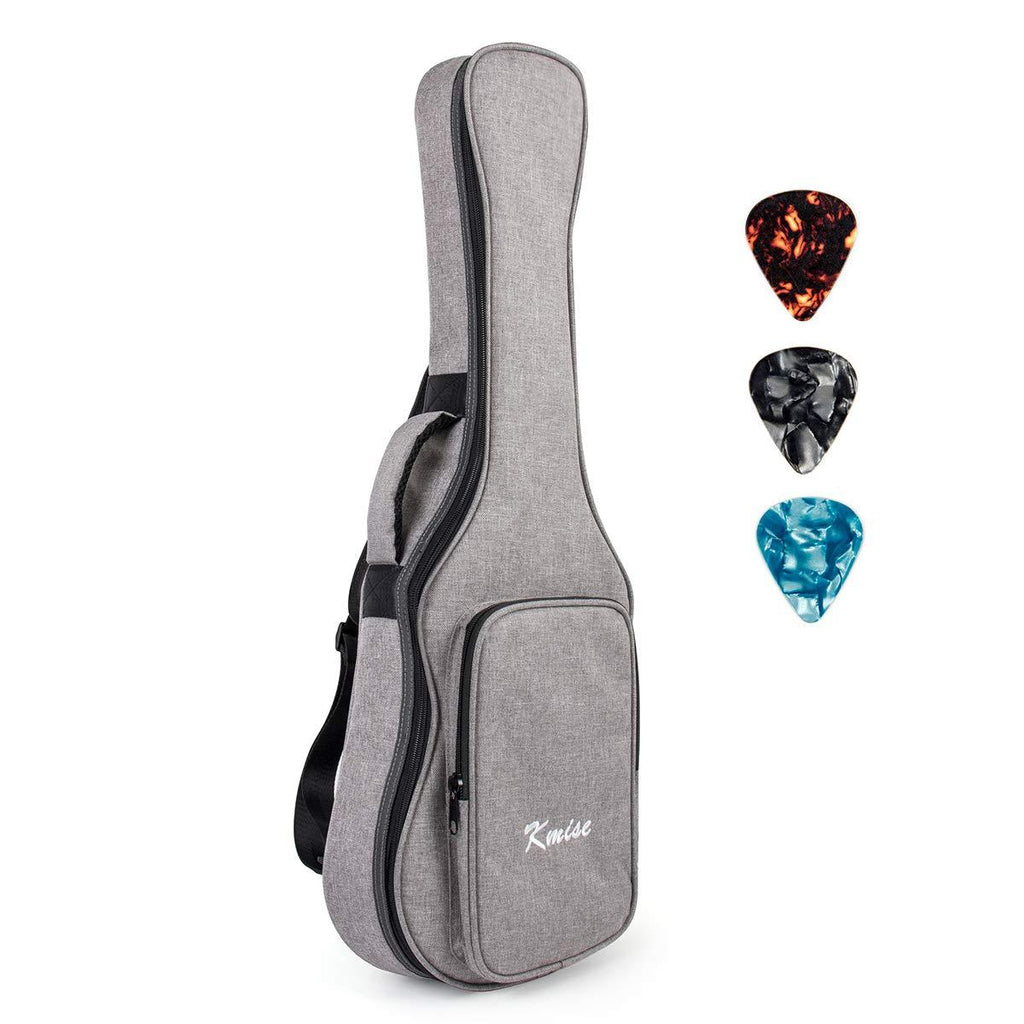 Tenor Ukulele Gig Bag 26 inch Soft Carring Case Double Strap With 3 Picks By Kmise