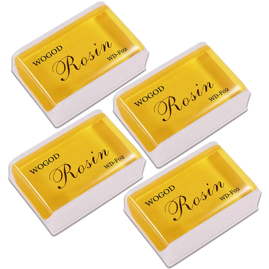 Rosin Violin Rosin Natural Rosin 4 Pack Low Dust Universal Rosin for Violin Viola and Cello (4 Pack Rosin)