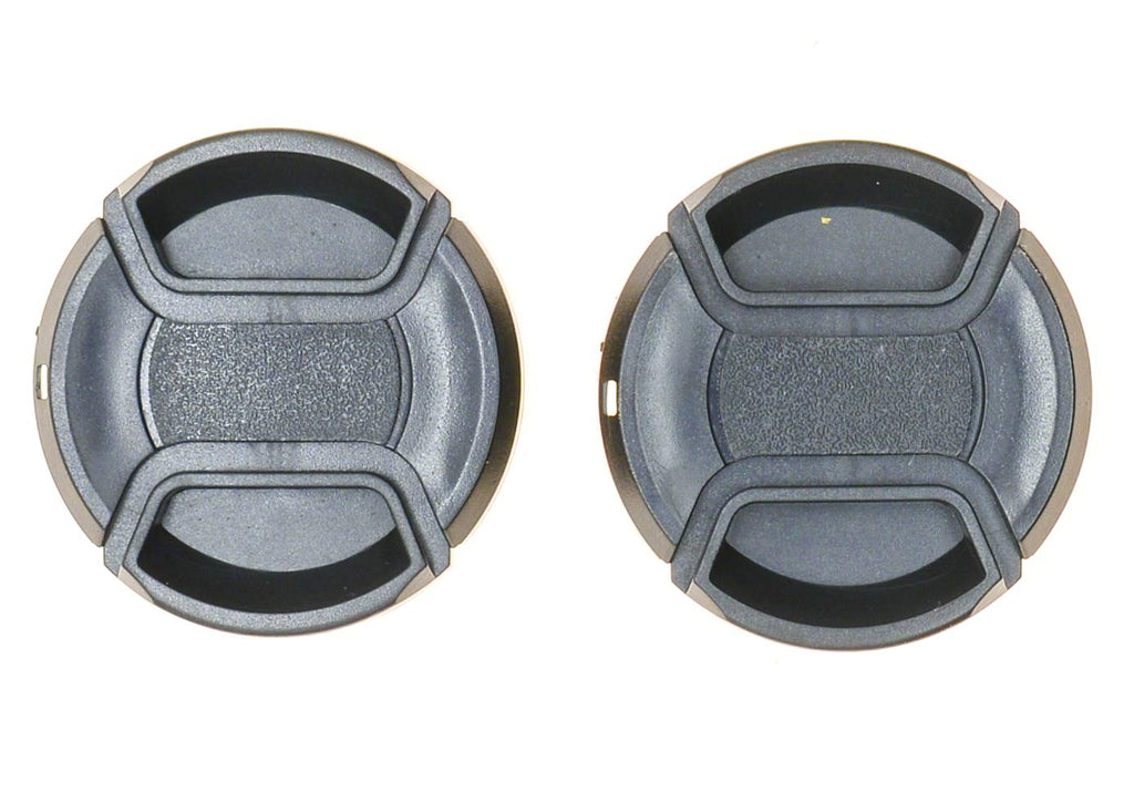 PROtastic 49Mm Lens Caps (Pack of 2) - Spring Loaded Pinch Cap Wont Fall Off. Fits Nikon, Canon, Pentax Etc. Lc-49 E-49