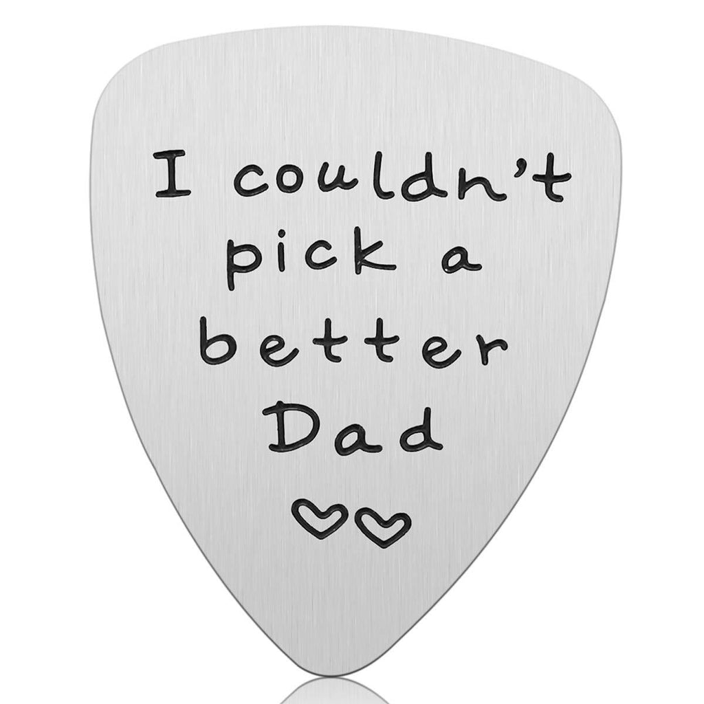 Father’s Day Gifts for Dad - I Couldn’t Pick a Better Dad Guitar Pick, Dad Gifts from Daughter Son