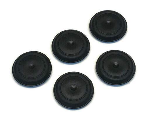[AUSTRALIA] - Vital All-Terrain (5) 1" Inch Black Rubber Flush Mount Hole Plug for Sheet Metal Auto Body Panel 