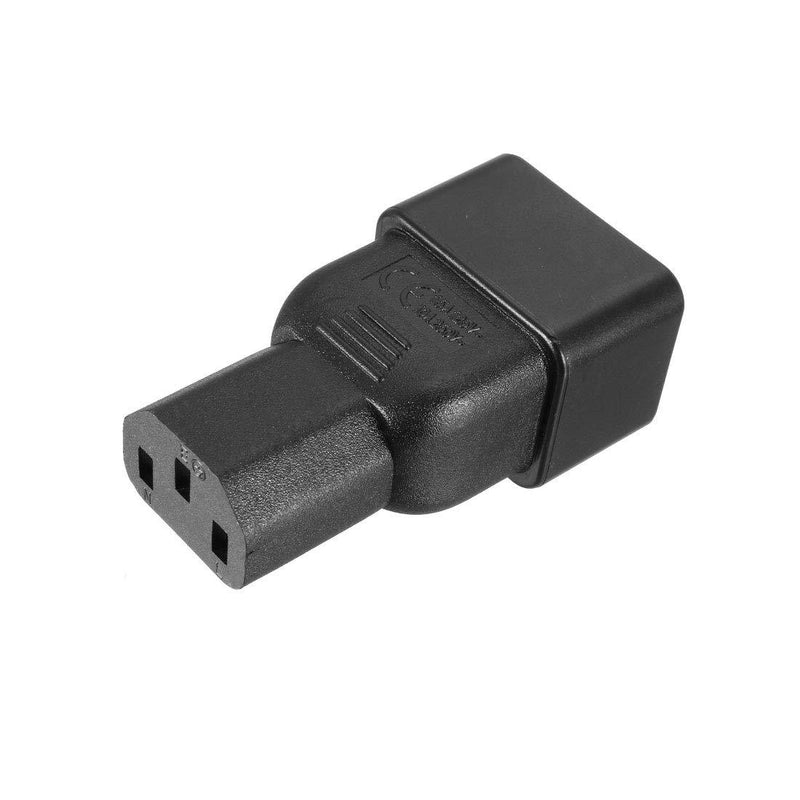 uxcell AC125V/15A AC250V/10A IEC320 Male C20 to Female C13 Power Socket Adapter