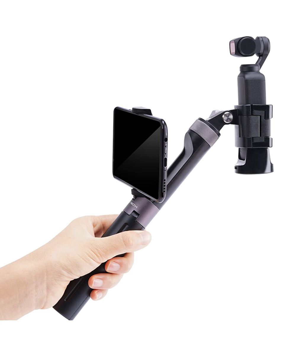 PGYTECH OSMO Action Camera Battery Adhesive Frame Mount Hand Grip & Tripod Compatible with DJI OSMO Action Camera Accessories (PGYTECH Osmo Action Camera Hand Grip & Tripod)