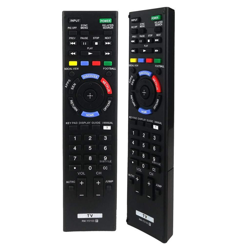 AZMKIMI RM-YD102 RM-YD103 Universal TV Remote Control Replacement for Sony Bravia HDTV LCD LED 3D Smart TV