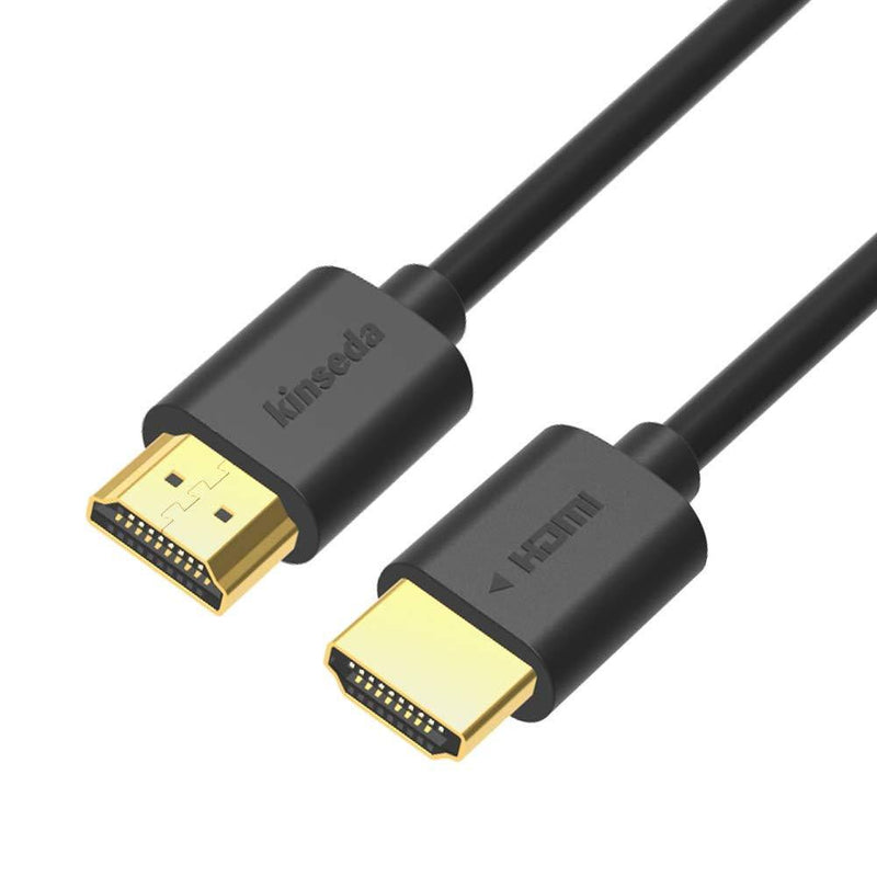 4K HDMI Cable High Speed 18Gbps HDMI 2.0 Cord 5ft Supports to 4K 60Hz UHD 2160p 1080p 3D HDR Ethernet Audio Return（ARC） UL Rated - 2PCS 5FT+5FT