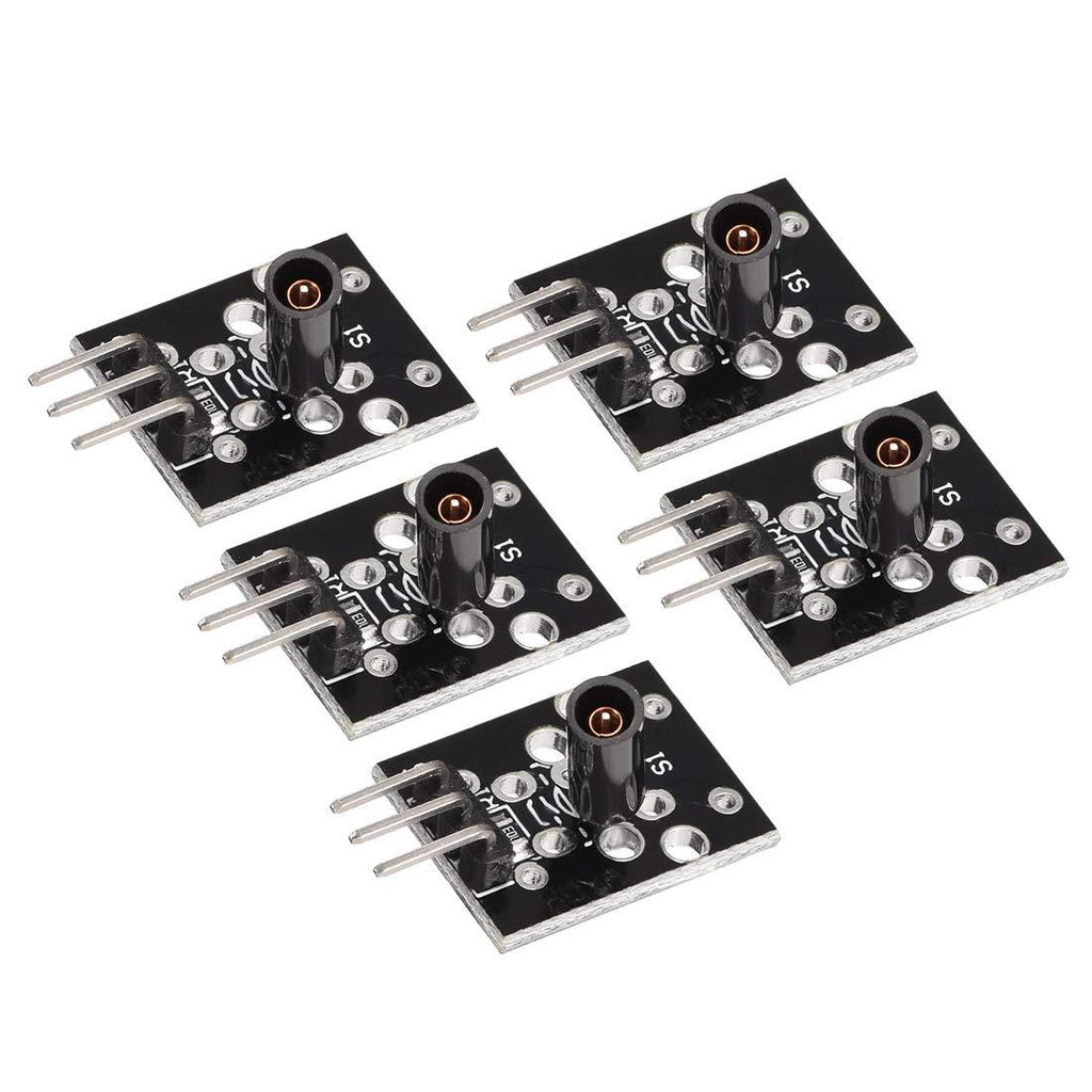 uxcell KY-002 SW-18015P Shock Vibration Switch Sensor Module for Arduino 5pcs