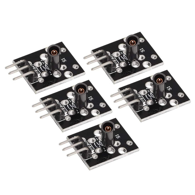 uxcell KY-002 SW-18015P Shock Vibration Switch Sensor Module for Arduino 5pcs