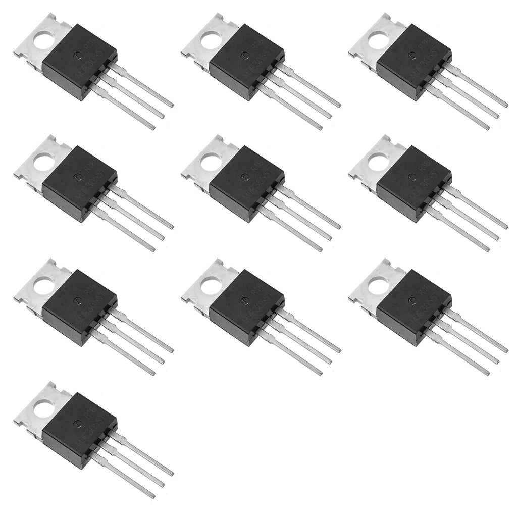 Bridgold 10pcs MJE3055T MJE3055 NPN Bipolar (BJT) Single Transistor,10 A/60V,is Designed for General Purpose of Amplifier andswitching Applications