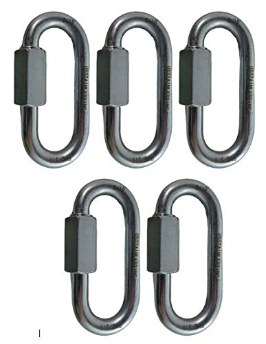 [AUSTRALIA] - US Stainless 5 Pieces Zinc Plated Quick Link 5/16" (8mm) 