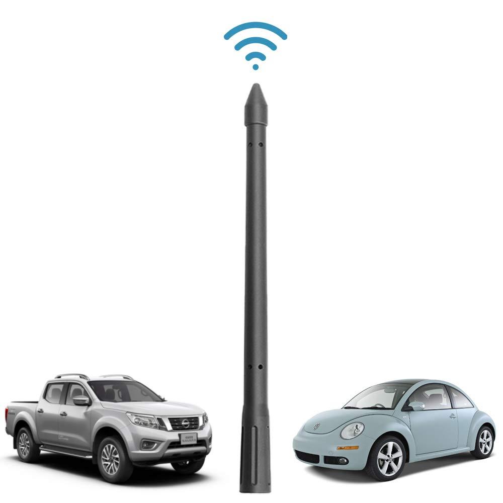 KSaAuto 8 Inch Antenna Compatible with Nissan 2008-2021 VW | Car Wash Safe Flexible Rubber Antenna Replacement | Designed for Optimized FM/AM Radio Signal Reception