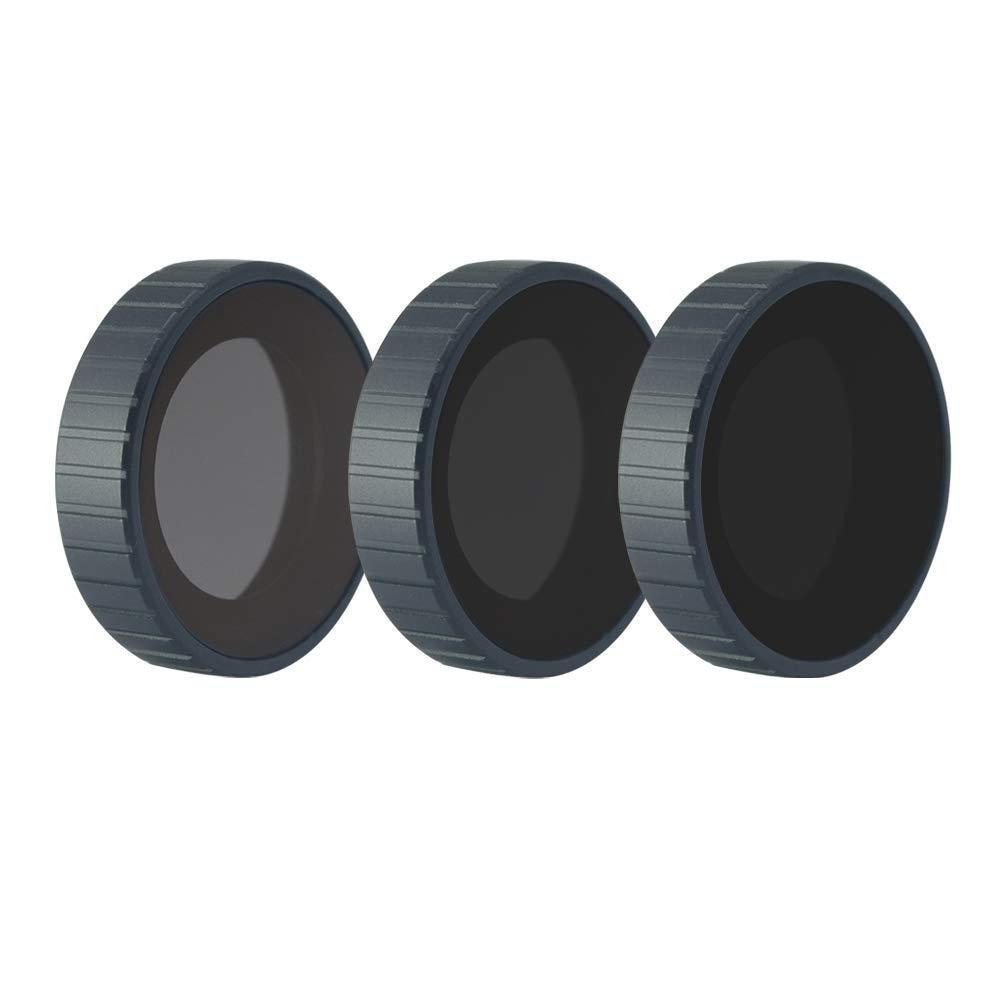 Mcoplus-Osmo Action Filters-3 Packs(ND4,ND8,ND16) for DJI Osmo Action Cameras Osmo Action Filter-3 pack