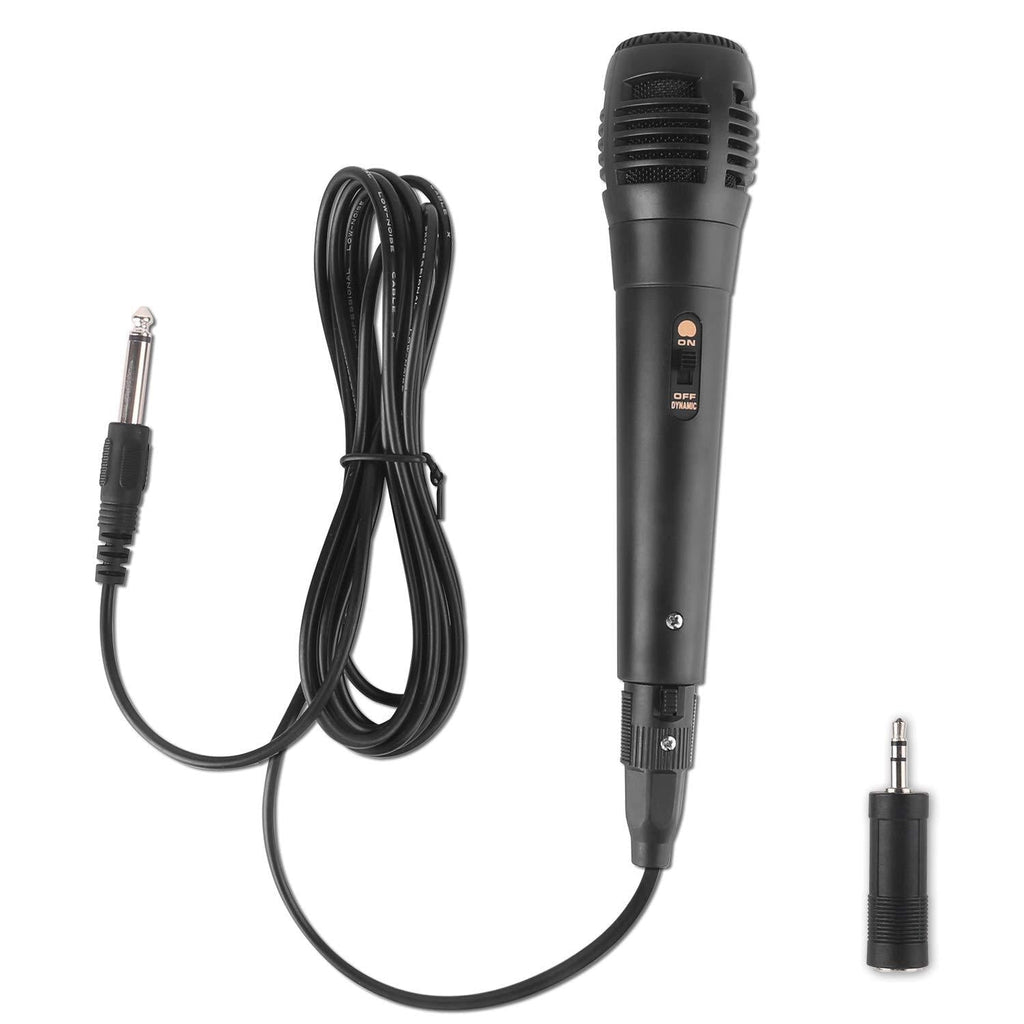 RHM Unidirectional Dynamic Microphone with 10ft Cord for Singing,Vocal Handheld Microphone for Karaoke,Speech,Wedding
