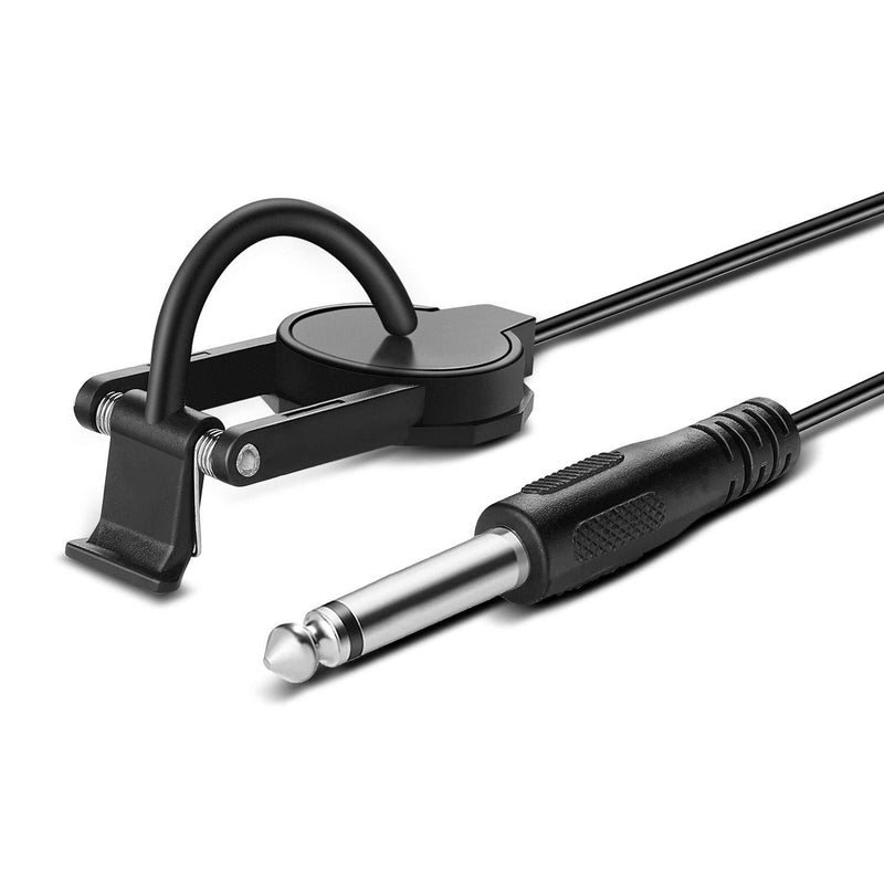 TNP Violin Pickup w/ 2.5mm 1/4" Jack Connector Plug Cable for Violin, Viola, Cello, Acoustic Musical Instruments - Lightweight, Natural Sound, No Battery Needed