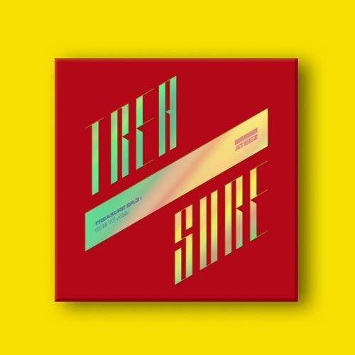 [AUSTRALIA] - ATEEZ - TREASURE EP.3 [ILLUSION] ONE TO ALL Album CD+Photo Booklet+Folding Poster+Photo Card+PostCard+Sticker 
