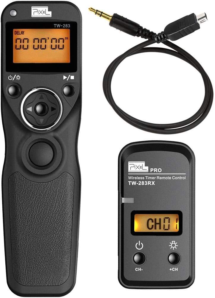 Pixel Timer Shutter Release Remote Control TW283-DC2 Remote Release for Nikon D5600 D3100 D3200 D3300 D5000 D5100 D5200 D5300 D5500 D90 D7000 D7100 D7500 D600 D610 D750 Z6 Z7