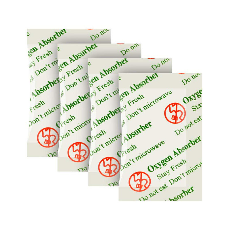 VacYaYa 50CC(200-Pack) Food Grade Oxygen Absorbers Packets for Home Made Jerky and Long Term Food Storage, Stored in Vacuum Bag and 3 times Oxygen Absorption Capacity 50cc(200PCS)