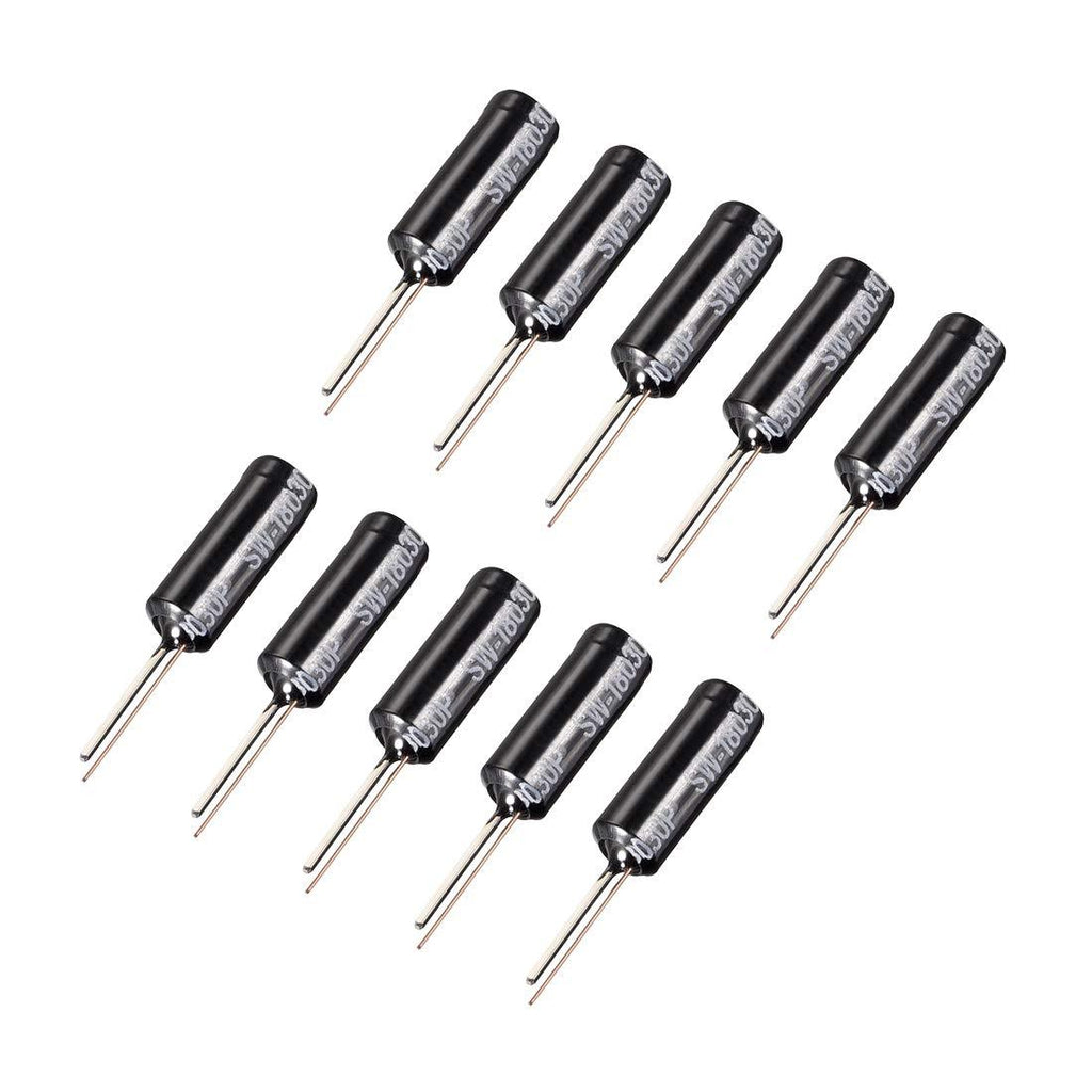 uxcell SW-18030P Retarded Sensitivity Spring Electronic Vibration Sensor Switch 10Pcs