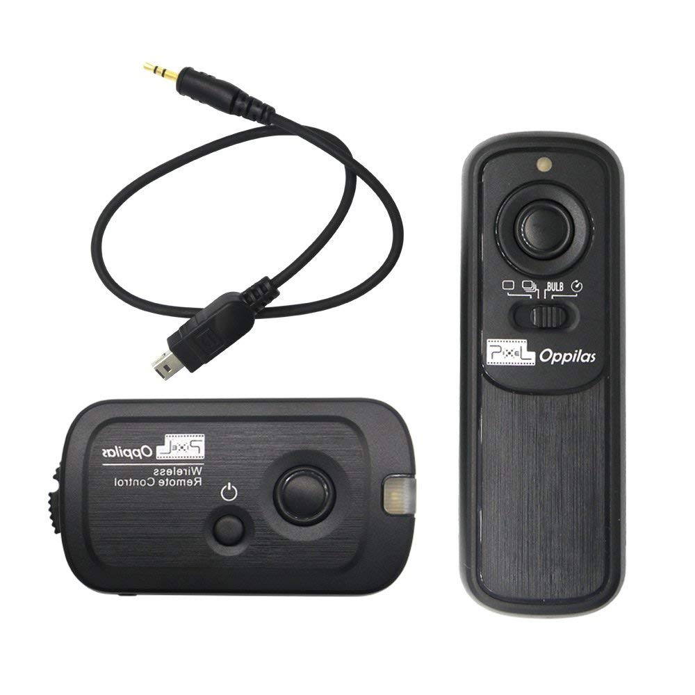 Pixel Oppilas/DC2 Wireless Remote Shutter Release for Nikon Z6,Z7,D3100, D3200, D3300, D5000, D5100, D5200, D5300, D5500, D90,D7000,D7100,D7200,D600,D610,D750,Df