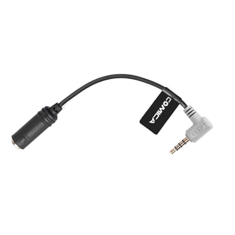 [AUSTRALIA] - COMICA CVM-SPX 3.5mm TRS to TRRS Adapter Microphone Adapter for iPhone and Samsung, Pixel, Huawei Android Smartphones and Tablets 