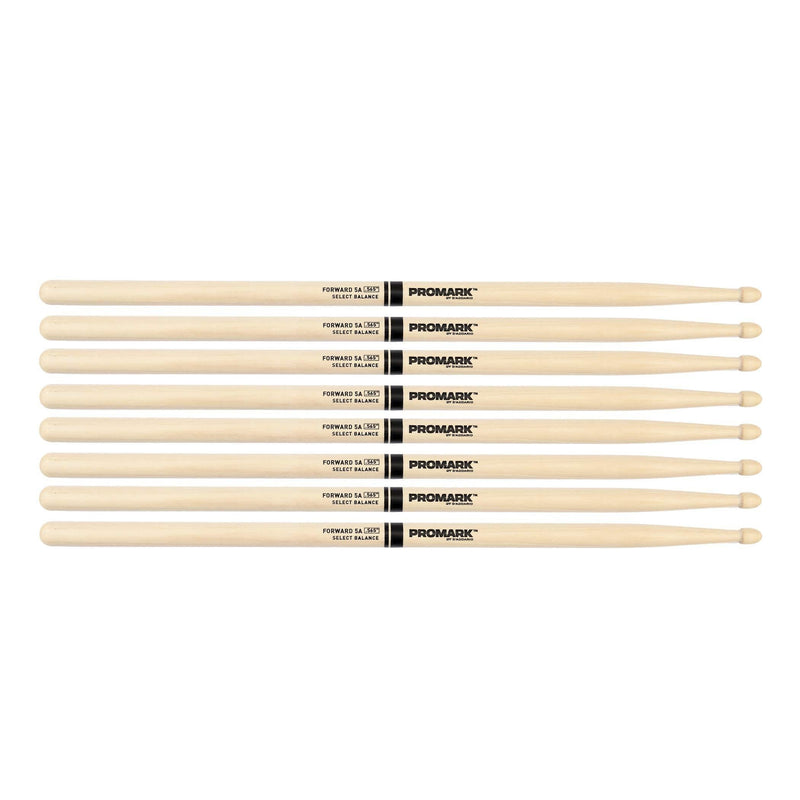 Promark American Hickory Forward 5A Drumsticks (FBH565AW-4P)