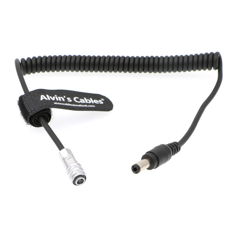 Alvin's Cables Blackmagic Pocket Cinema 4K BMPCC 4K Locking DC Power Cable Straight DC Coiled Cable 2
