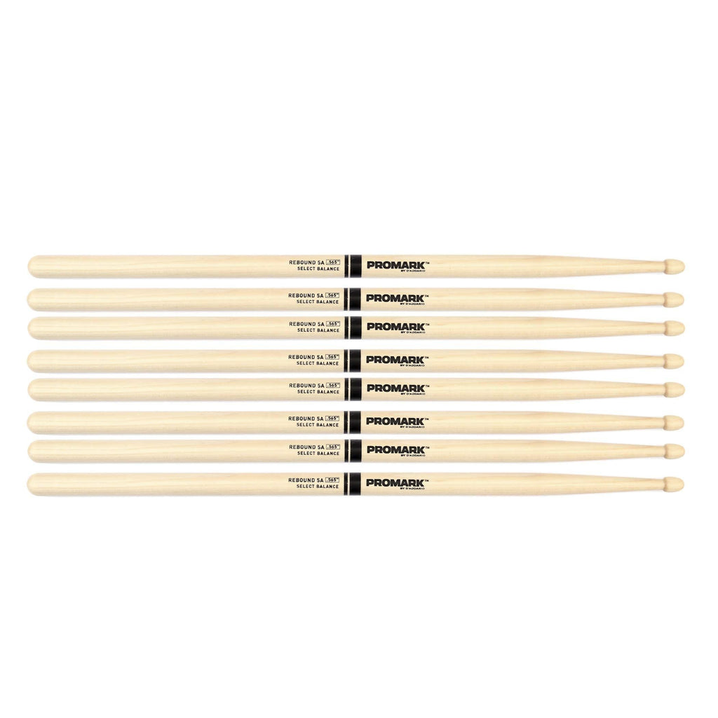 Promark American Hickory Rebound 5A Drumsticks (RBH565AW-4P)