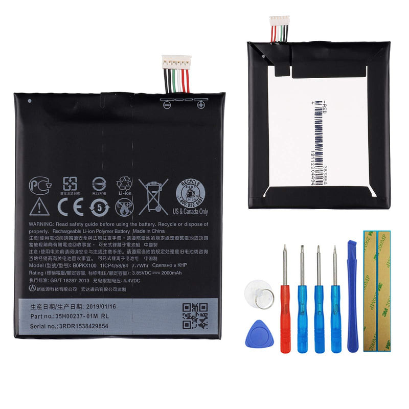 Li-Polymer Replacement Battery BOPKX100 Compatible with HTC Desire 626 D626T 628 D626W D626U with Tools