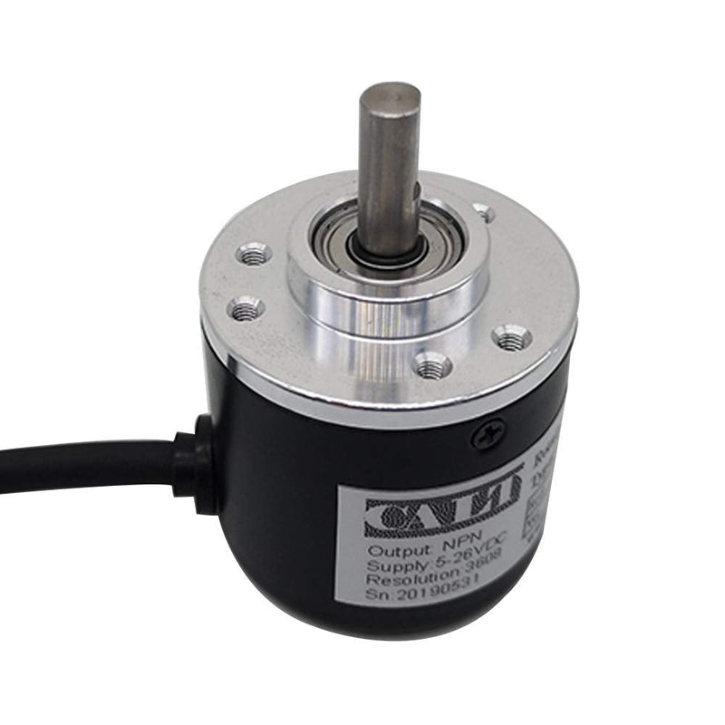 Incremental Rotary Encoder 600 PPR A B 90° Phase 8-24v NPN Output 6mm Solid Shaft