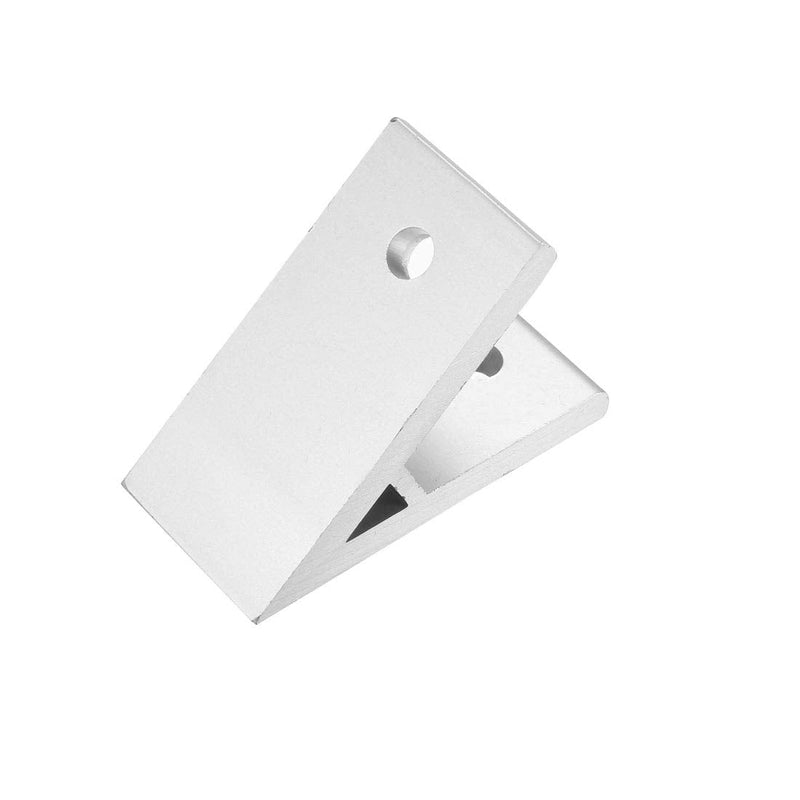 uxcell 3030 Aluminum Corner Brackets Profile Corner Joint Connectors Corner Braces (45 Degree Angle) 3Pcs