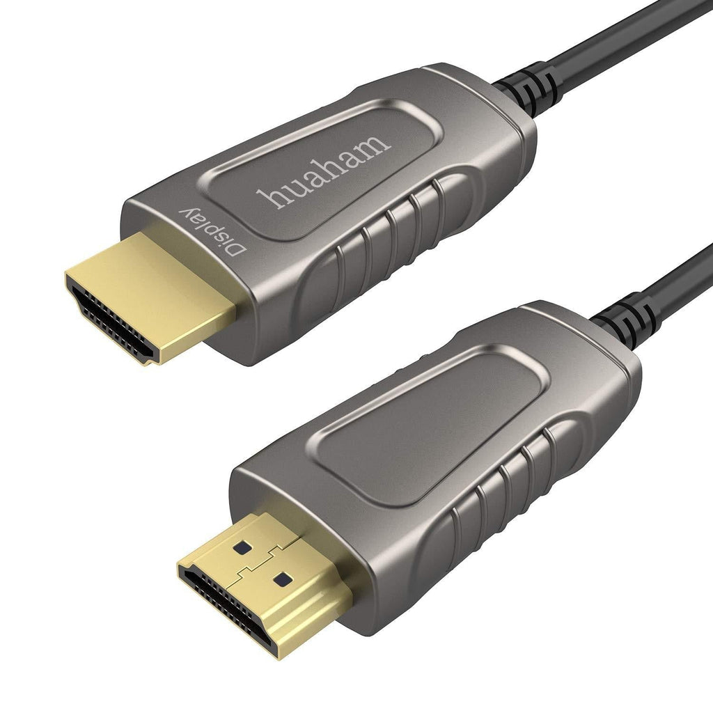 Fiber Optic HDMI Cable 33ft (18Gbps 4K@60Hz), High-Speed Active Optical Cable, Supports HDR10, ARC, HDCP2.2, 3D, Dolby Vision, Subsampling 4:4:4/4:2:2/4:2:0