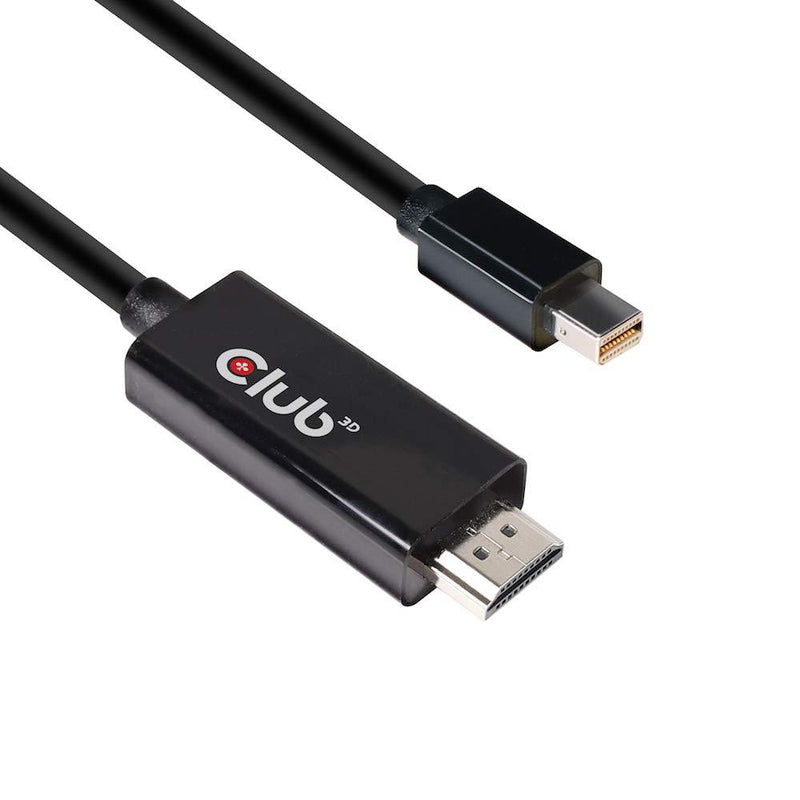 Club 3D CAC-1182 Mini DisplayPort 1.4 to HDMI 2.0BB HDR Cable, Male-Male 2M/6.56 ft