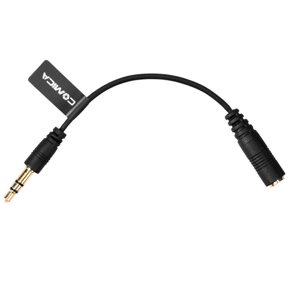 [AUSTRALIA] - TRRS to TRS Adapter COMICA CVM-CPX 3.5mm TRRS Female to TRS Male Audio Adapter, Microphone Adapter for Canon, Sony, Nikon Cameras or Recorder 