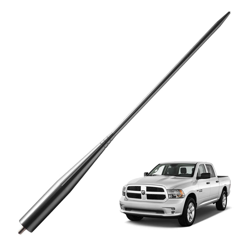 JAPower Replacement Antenna Compatible with Dodge Ram 1500 1994-2018 | 13 inches-Titanium Titanium