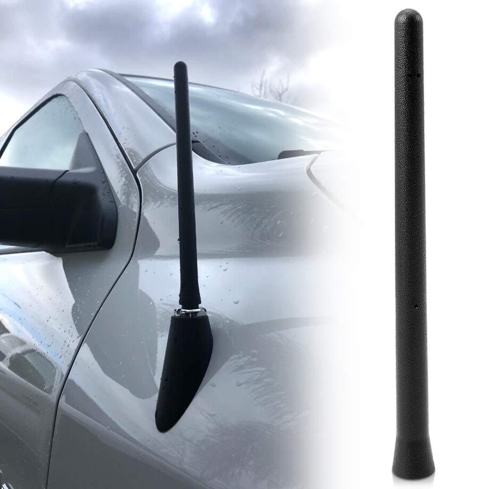 Antenna Compatible with 2012-2019 for Dodge Ram 1500 | 6 3/4" inches Flexible Rubber Antenna Replacement | Designed for Optimized FM/AM Reception