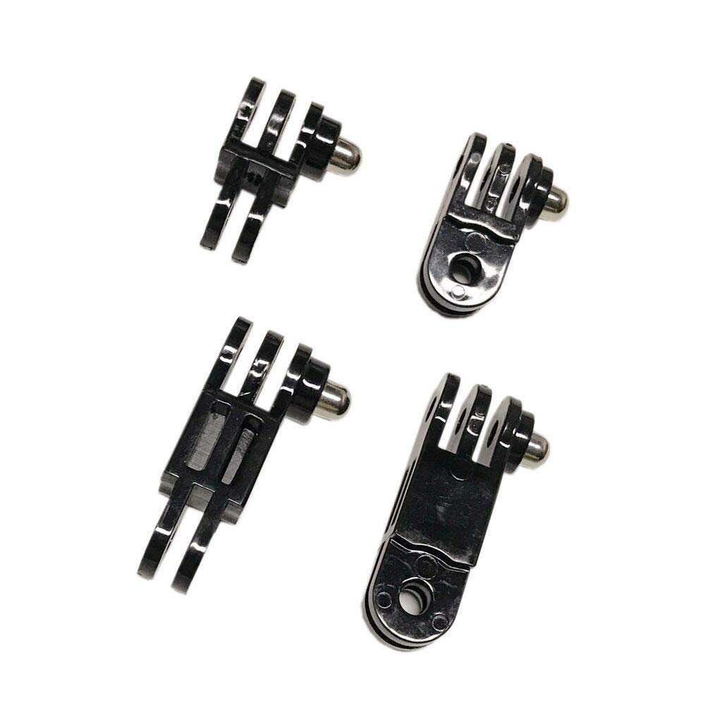 3-Way Adjust Straight Joints Mount Extension Pivot Arm Adapter Set,Long and Short Same/Vertical Direction for Gopro Hero/SJCAM/DJI Osmo Action