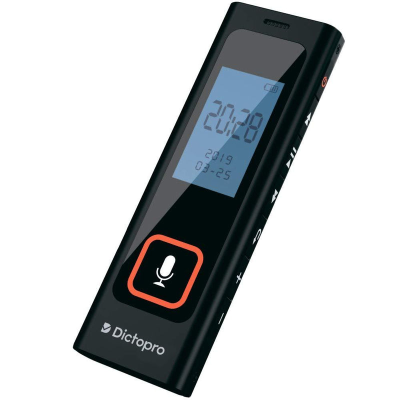 Digital Voice Activated Recorder w/Password Protection - HQ Recording from 60ft, Record Lectures & Meetings, Sensitive Microphone, Automatic Noise Reduction, 582H Playback, Small & Portable, USB, 8G