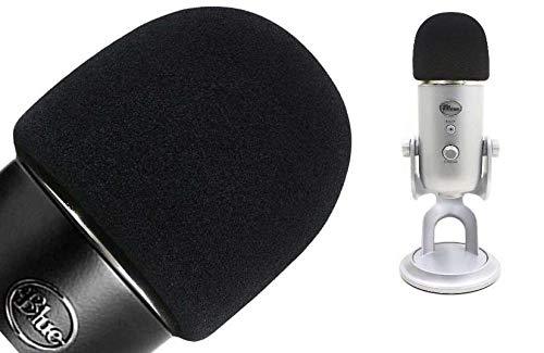 Windscreen/Pop Filter/Foam Cover for Blue Yeti USB Microphone Mic, Made of Premium Quality Material Blocks Unwanted Wind or Breathing Noise