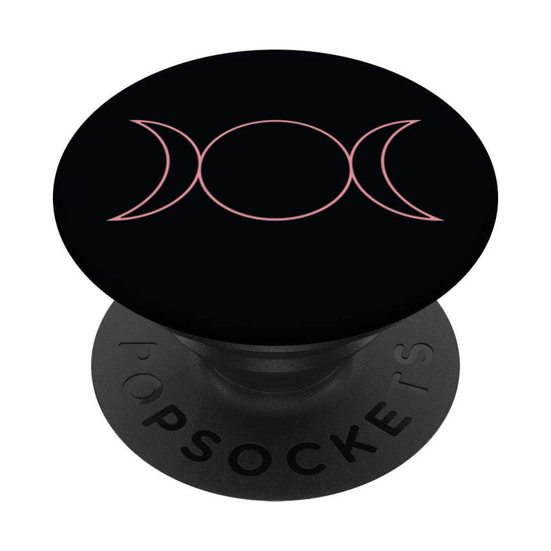 Pink Blush, Triple Moon Goddess, Full Crescent Solar Eclipse Black