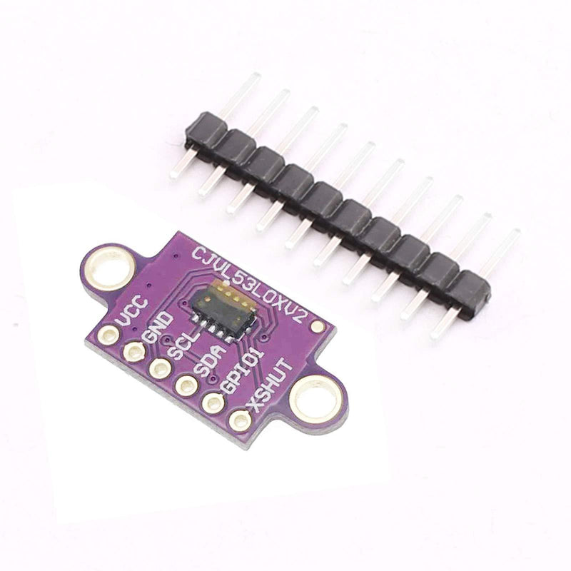 DEVMO VL53L0X Time-of-Flight Distance Sensor Breakout GY-VL53L0XV2 (ToF) Laser Ranging Module I2C IIC Compatible with Ar-duino