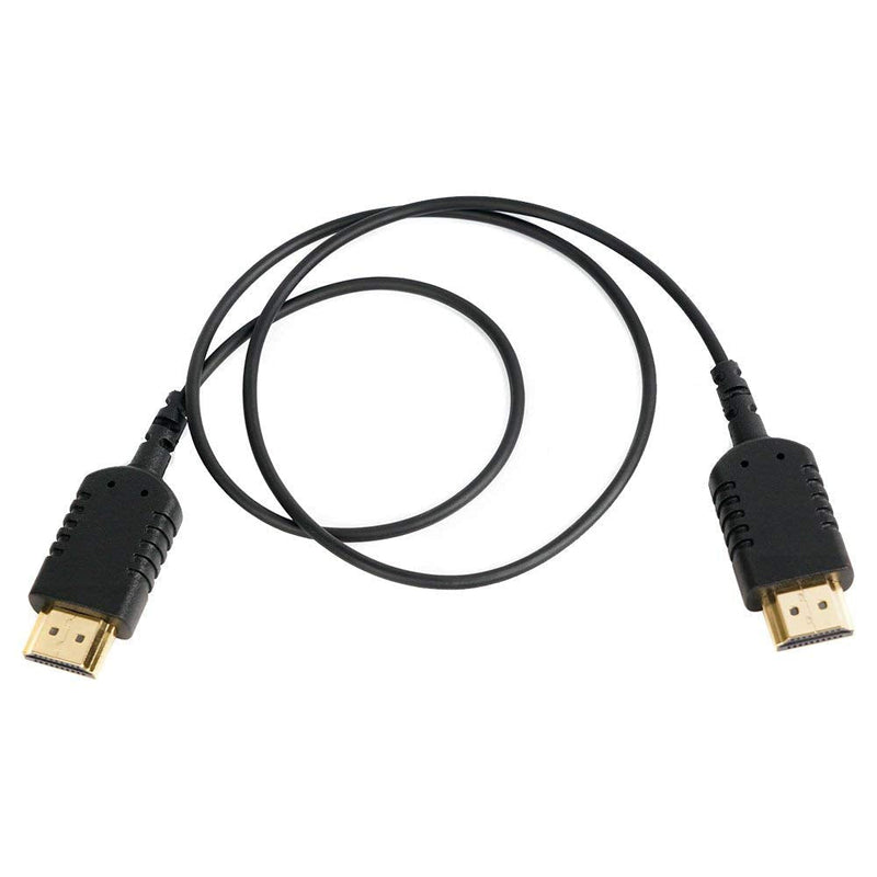 Came-TV 2 Foot Flexible and Ultra-Thin HDMI Type A-A Cable for Gimbal Use,Feild Monitor,DSLR Video Camera/Camcorder