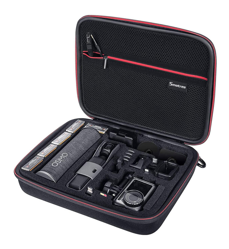 Smatree Hard Carrying Case Compatible with DJI Osmo Pocket 2/Osmo Pocket/Charging Case/Osmo Action/Gopro Hero 9/8/7/6/5
