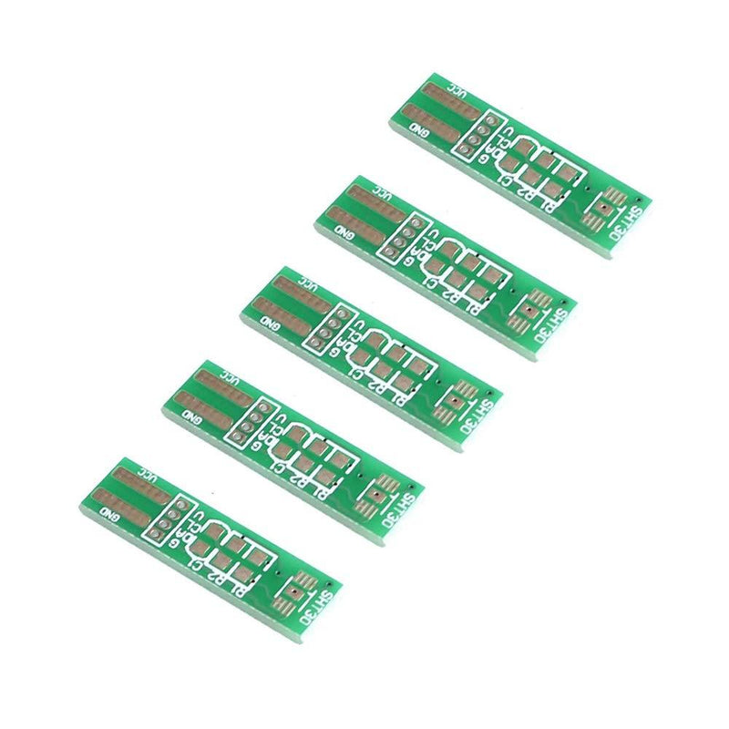 5PCS Temperature and Humidity Sensor SHT30 SHT31 SHT35 Circuit PCB Pinboard SHT20 SHT21 SHT25 Double-Sided Circuit Switch Board