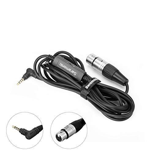 [AUSTRALIA] - SR-XLR35 Microphone cables, 3.5mm TRRS to 3 Pin XLR Female Jack, Male to XLR Female Interconnect Audio Microphone Cord for Smartphone, Ipad, Ipod, Other TRRS Devices 