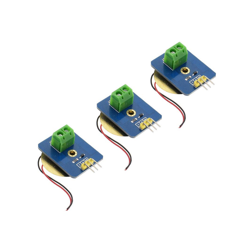 3PCS Ceramic Piezo Vibration Sensor Module Analog Controller Electronic Components Supplies 3.3V/5V Sensor for Android UNO R3 DIY KIT