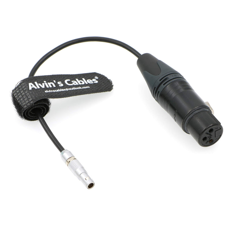 Alvin's Cables Z CAM E2 Camera Audio Cable 00 5 Pin Male to XLR 3 Pin Female Straight 00 5 Pin