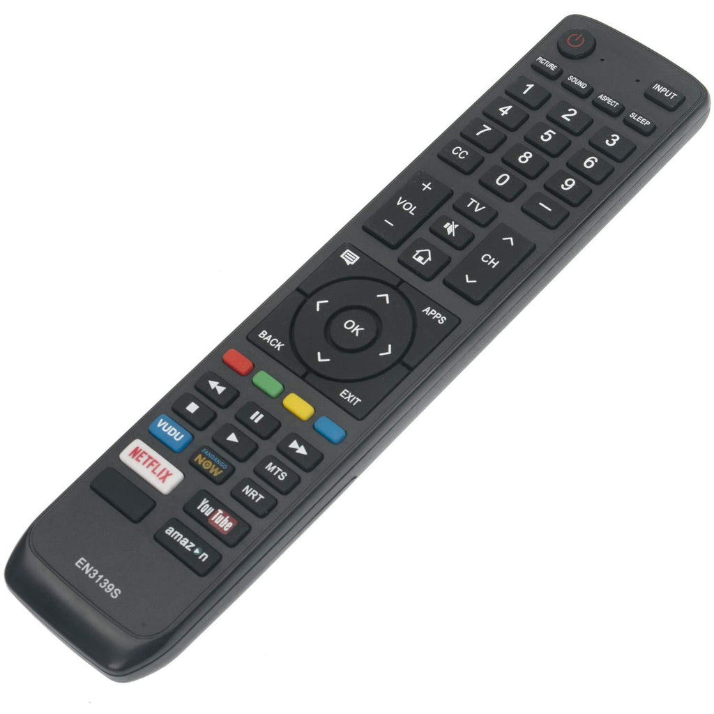 New EN3139S Replacement Remote Control fit for Sharp Smart LED TV HDTV LC-43N7002U LC-43P7000U LC-43Q7000U LC-50N7002U LC-50N8002U LC-50P7000U LC-55P6000U LC-55P6050U LC-65N8002U LC-65P6000U